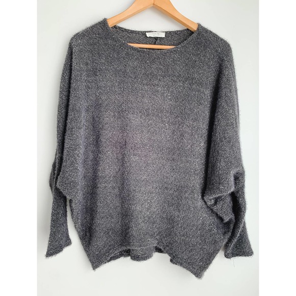 Jolie Sweaters Jolie Dolman Batwing High Low Soft Sweater Small